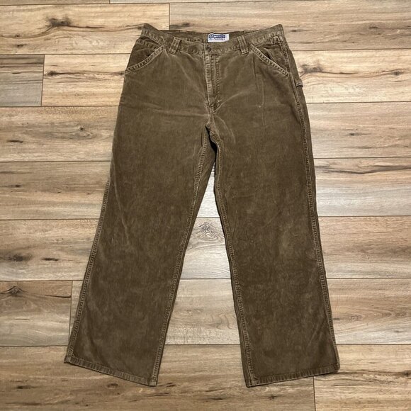 Men's Old Navy Painter's Corduroy Pants SZ 36x32 Brown Carpenter Skater